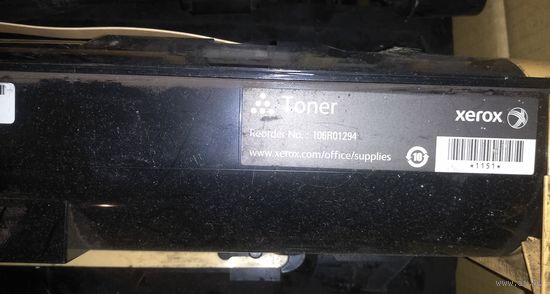 Картридж Xerox 106R01294 б/у В наличии 14 шт.
