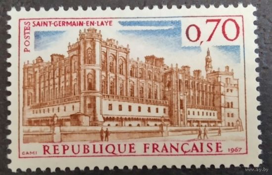 Франция. 1967г. Mi1587**. Замок Сен Жермен.