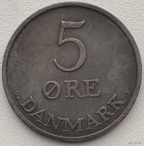 Дания 5 эре 1954 г.