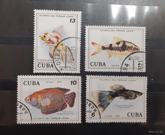 Куба. 1978 год. Фауна. Рыбы (30)
