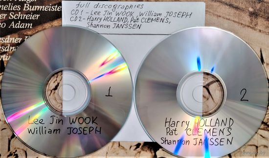 CD MP3 полная дискография Lee Jin WOOK, William JOSEPH, Harry HOLLAND, Pat CLEMENCE, Shannon JANSSEN (New age, Instrumental, World) - 2 CD