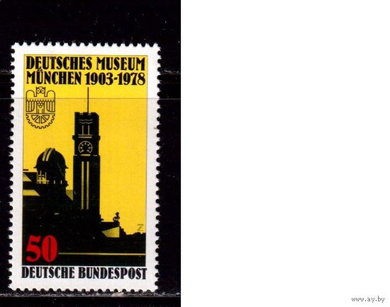 Германия(ФРГ)-1978,(Мих.963), **, Музей в Мюнхее