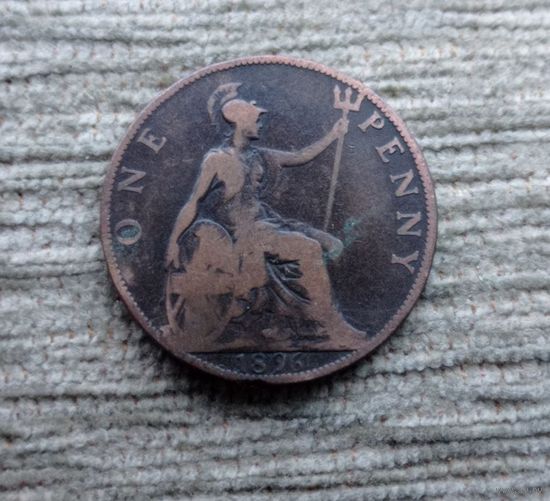 Werty71 Великобритания 1 пенни 1896 Виктория