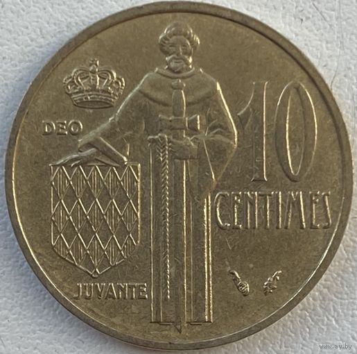 Монако 10 сантимов 1978 г.