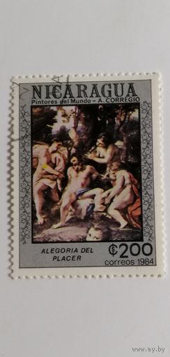 Никарагуа 1984. 450-я годовщина смерти Корреджио, 1489-1534