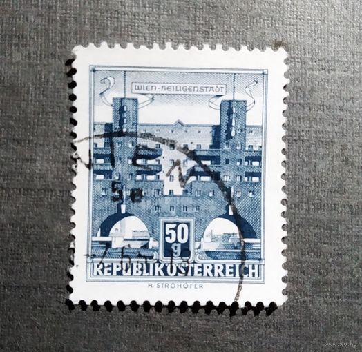 Марка Австрия 1964 год Архитектура