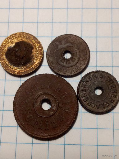 Колёсики. кирасинка. 5 штук.