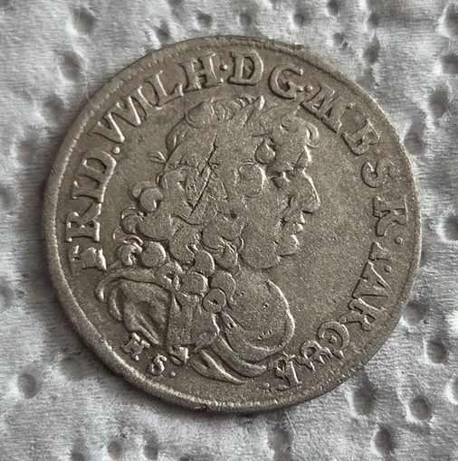 Пруссия 6 грош 1683