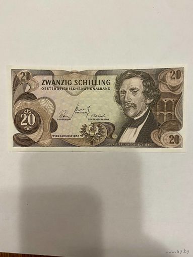 Австрия 20 шиллингов 1967 года - 2301