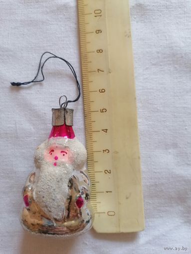 Ёлочная игрушка ДЕД МОРОЗ СССР 0138