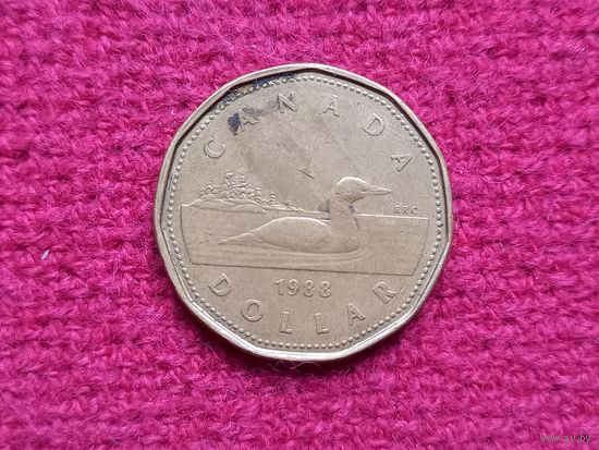 Канада 1 доллар 1988 г. Ал-4