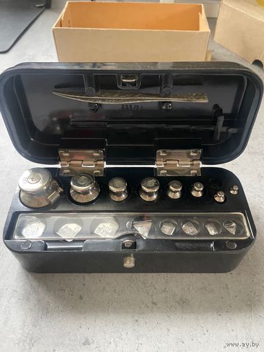 Гири, гирьки общего назначения 4-го класса Г-4-210(МГ1100-10) 1973г. СССР с хранения. Нижний Тагил