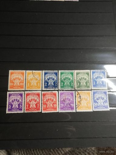 Югославия 1951 Доплатные марки