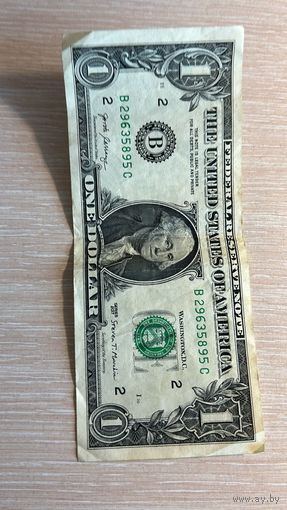 1 доллар 2017 США