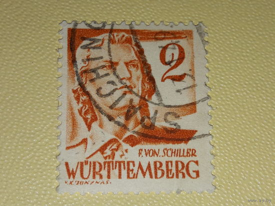Германия 1947, 1948, 1949 Французская зона оккупации. Вюртемберг