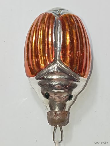 Ёлочная игрушка - Жук , СССР