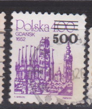 Архитектура Польша 1989 год лот 5 С НАДПЕЧАТКОЙ ПОЛНАЯ СЕРИЯ