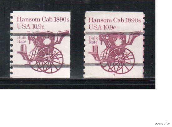 США-1982, (Мих.1531) , гаш. , Стандарт , Транспорт,  (одиночка), 2 зубцовки