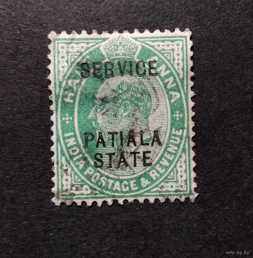 Великобритания\319с\ княжества Индии. Патиала.  1903, Эдуард VII. Служебная