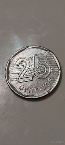 Бразилия 25 сентавос 1994