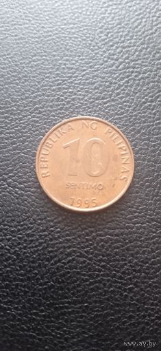 Филиппины 10 сентимо 1995 г.