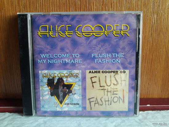 Alice Cooper-Welcome to my nightmare 1975 & Flush the fashion 1980. Обмен возможен