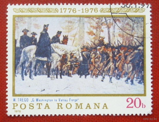 Румыния. Исторические события ( 1 марка ) 1976 года. 8-20.