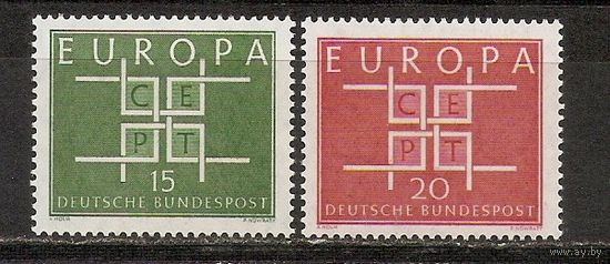 КГ ФРГ 1963 Европа септ