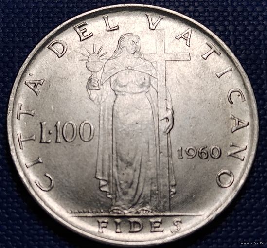 Ватикан 100 лир 1960 г.