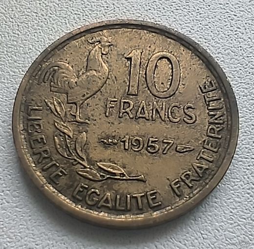 Франция 10 Франков, 1957 6-11-6