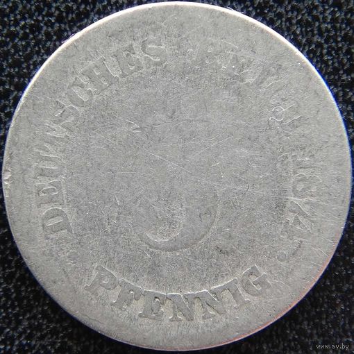 YS: Германия, Рейх, 5 пфеннигов 1874E, KM# 3