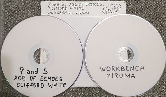 DVD MP3 дискография 7and5, AGE OF ECHOES, Clifford WHITE, WORKBENCH, YIRUMA - 2 DVD