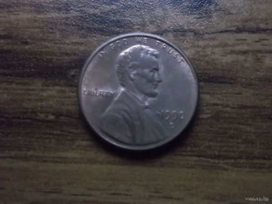 США 1 cent 1990 D