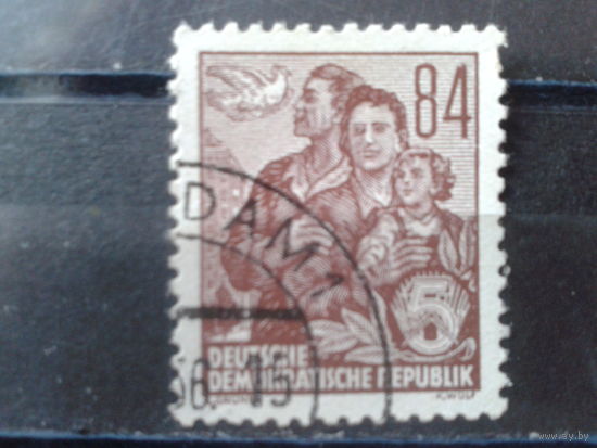 ГДР 1953-7 Стандарт 84 пф концевая