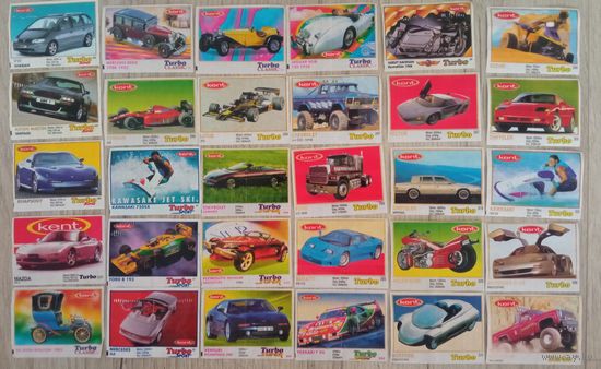 Вкладыши, фантики турбо