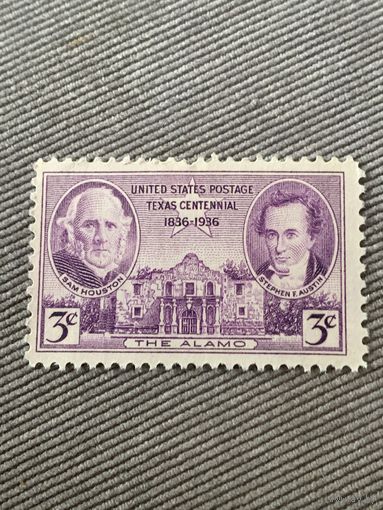 США 1936. 100 летие штата Техас. Полная серия