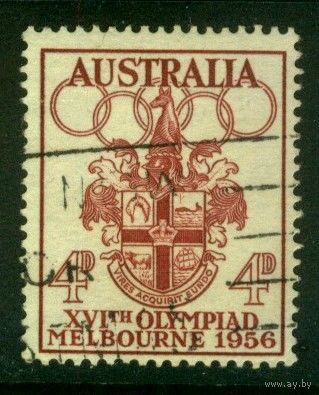 Австралия - 1956 [Mi. 266] Гашеная (AU04)