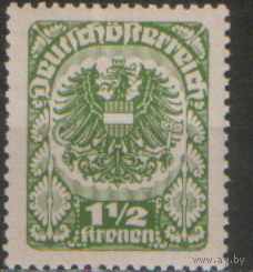 Марка из серии 1921г. Австрия "Герб" MNH