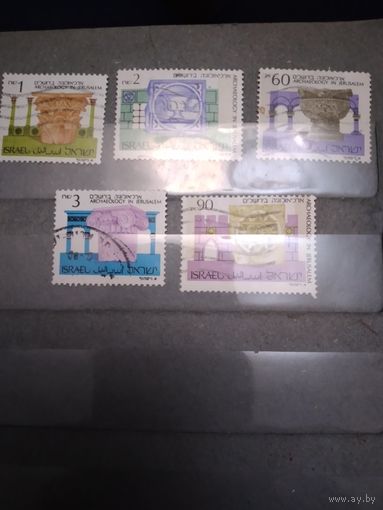 ИЗРАИЛЬ, 1989,   Архитектура   9м по 30 коп шт