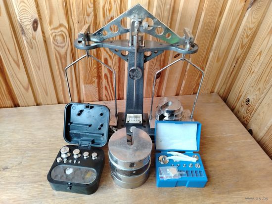 Весы образцовые, гири.