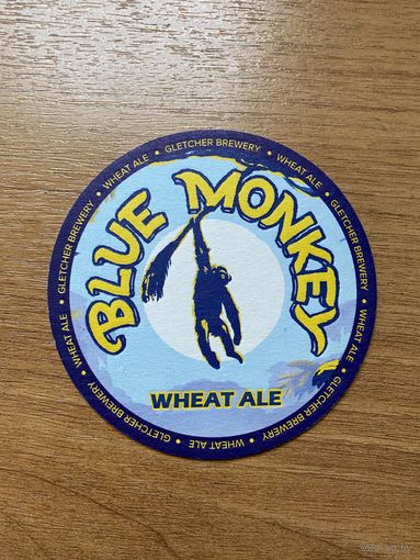 Подставка под пиво крафтовой пивоварни Gletcher Brewery /г.Клин, Московская обл., Россия/ No 6