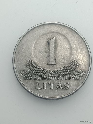 Литва 1 лит 1999 года .