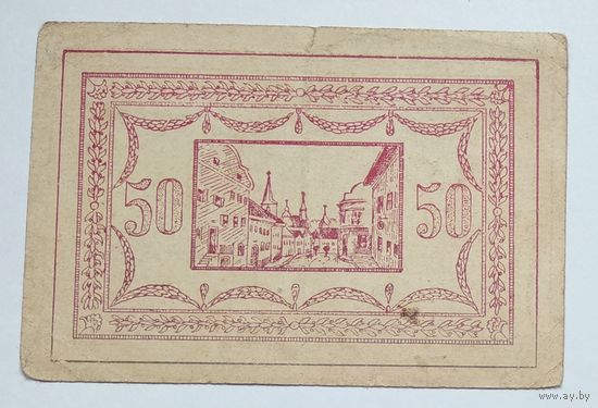 Германия, Нотгельд Gutfchein 50 Геллеров 1920 --161