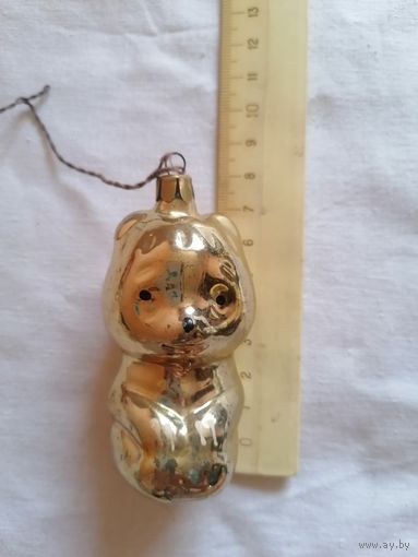 Ёлочная игрушка МЕДВЕДЬ СССР 0095