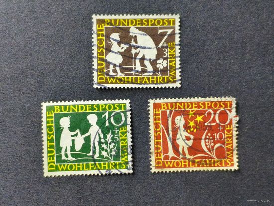 Германия 1959. Благотворительные почтовые марки - Сказки