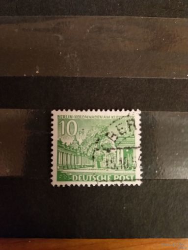 1949 Западный Берлин Мих 47 тип1 флора архитектура (5-7)