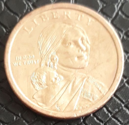 1 доллар 2013D США Сакагавея Договор с делаварами