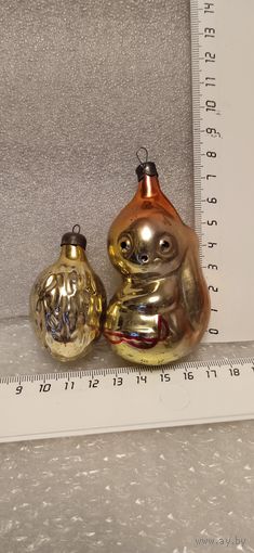 Ёлочные игрушки 8-17. Белочка+орех