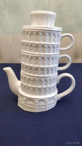 Чайный набор на 2 персоны Lefard ''Пизанская Башня''