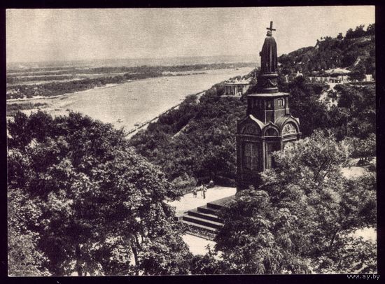 1954 год Киев Вид на Днепр